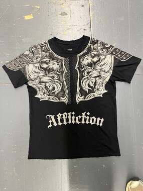 Affliction "Gladiator" Graphic T-Shirt